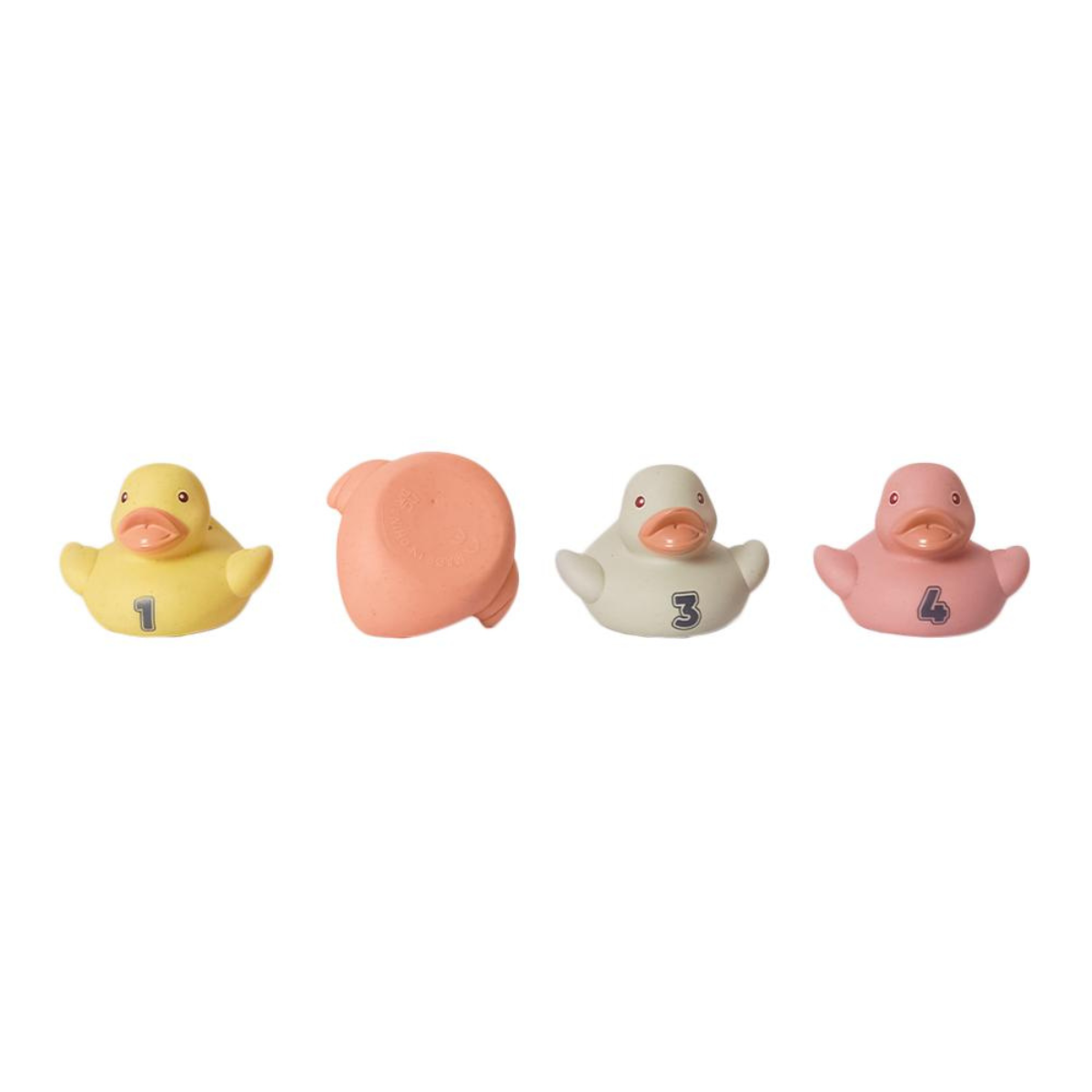 BIOplastic Badeendjes set 4 delig - zonder gaatjes