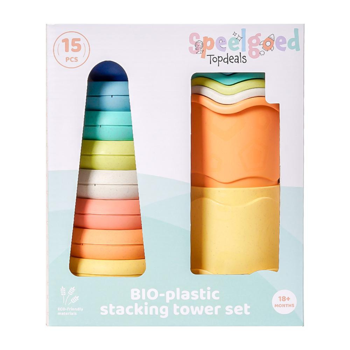 BIOplastic Stapeltoren Set 15-delig
