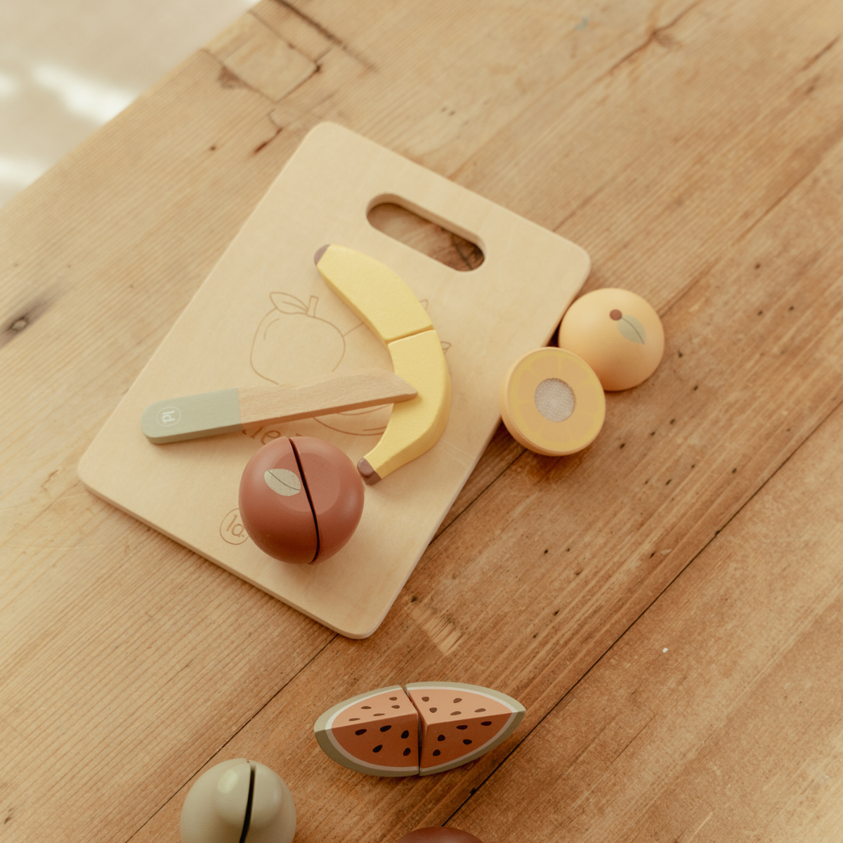 Houten snijfruit