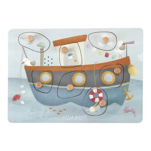 Little Dutch houten geluidenpuzzel Sailors Bay