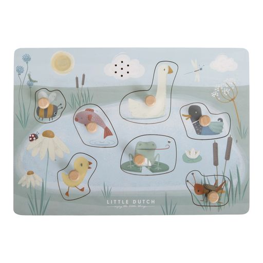Little Dutch houten geluidenpuzzel Little Goose