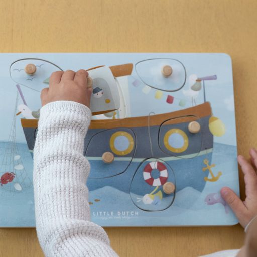 Little Dutch houten geluidenpuzzel Sailors Bay
