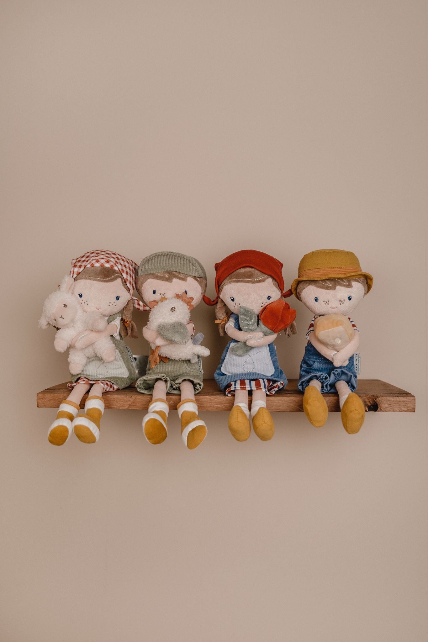 Knuffelpop Hollandse Rosa 35cm