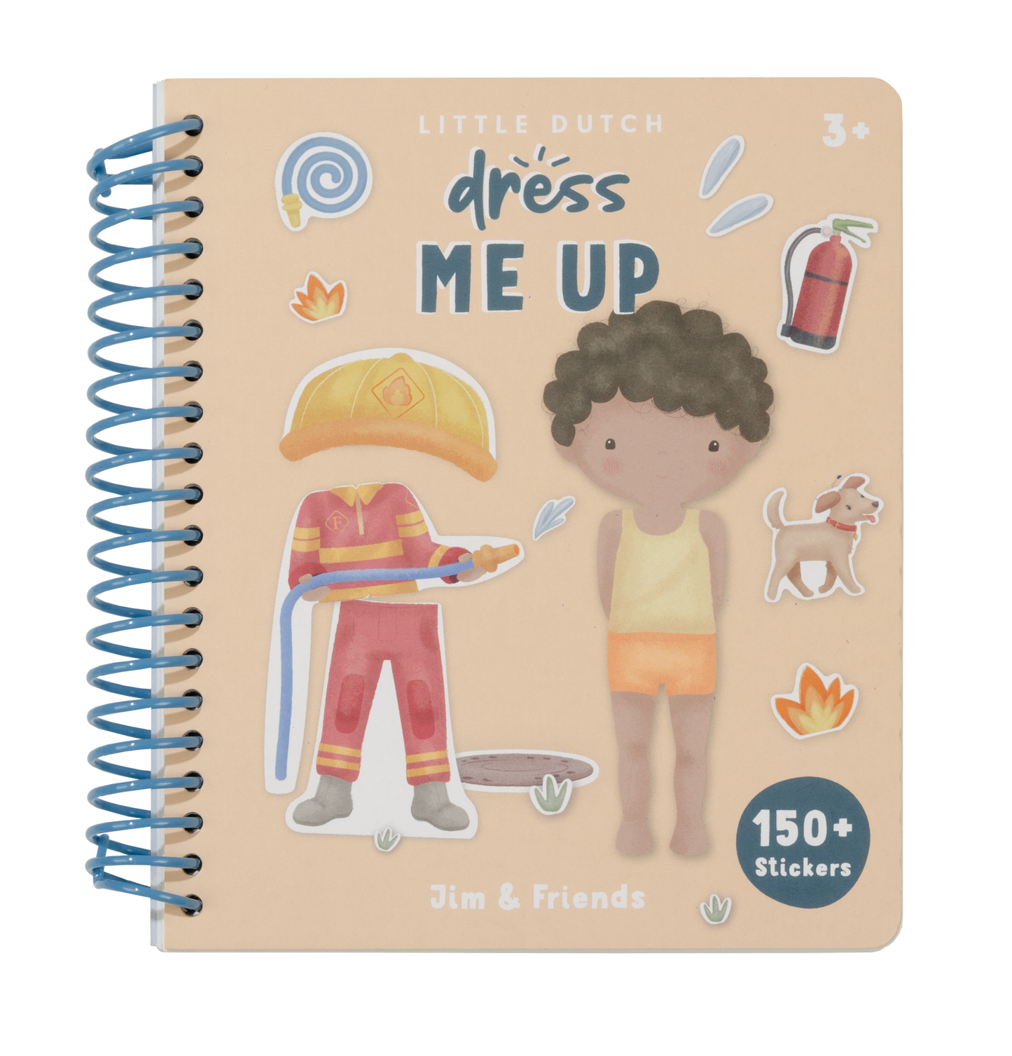 Aankleed- en stickerboek Jim & Friends