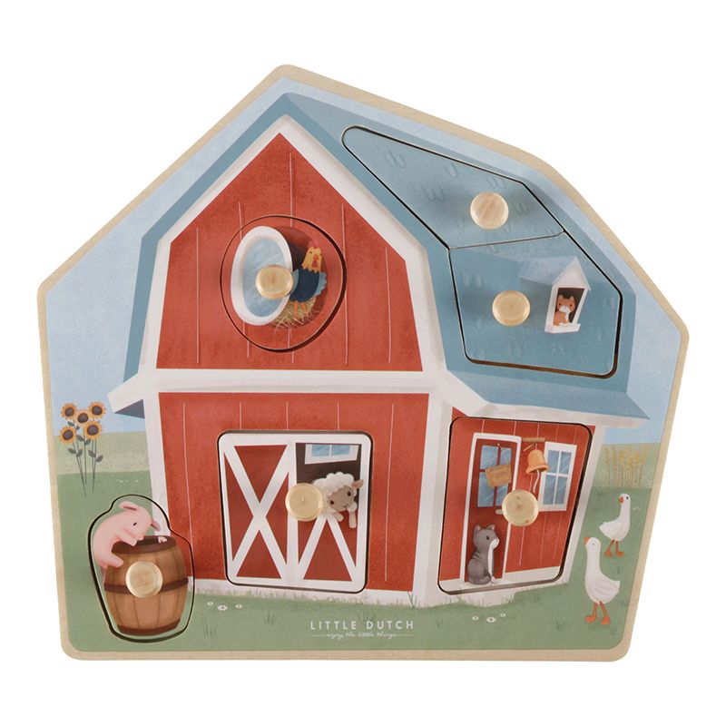 Houten puzzel Little Farm