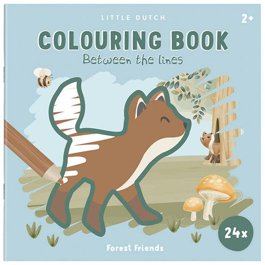 Boekje kleuren binnen de lijntjes Forest Friends