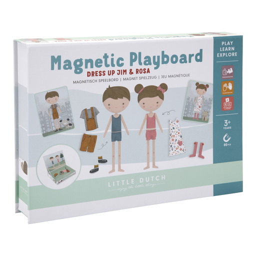 Little Dutch Magnetisch speelbord Jim & Rosa